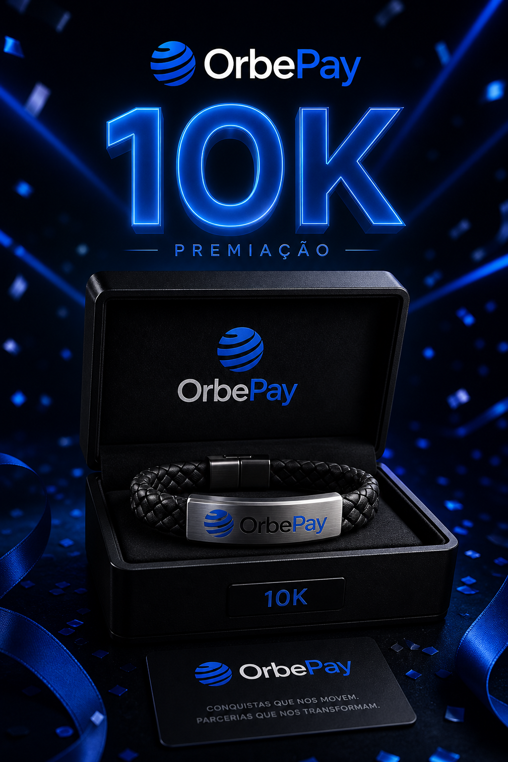 OrbePay 10K Pulseira + Brinde